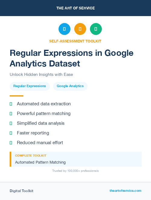 Regular Expressions in Google Analytics Dataset