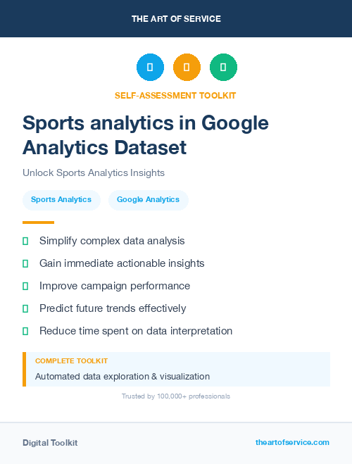 Sports analytics in Google Analytics Dataset