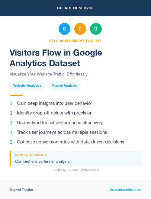 Visitors Flow in Google Analytics Dataset
