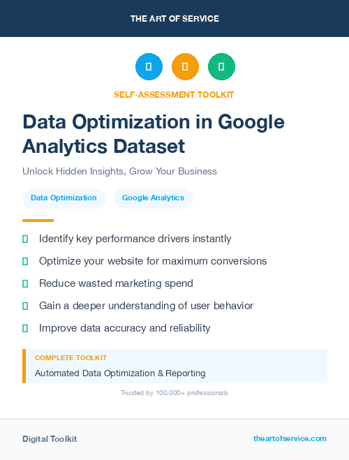 Data Optimization in Google Analytics Dataset