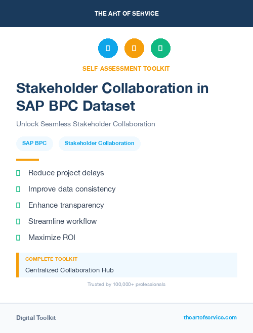 Stakeholder Collaboration in SAP BPC Dataset
