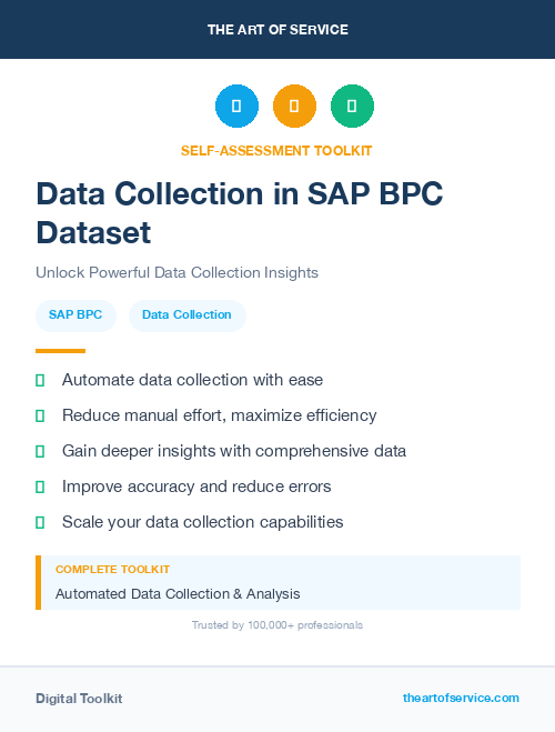 Data Collection in SAP BPC Dataset