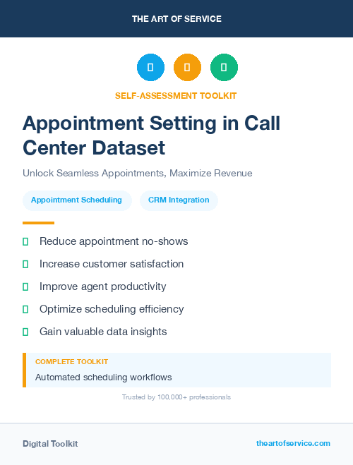 Appointment Setting in Call Center Dataset