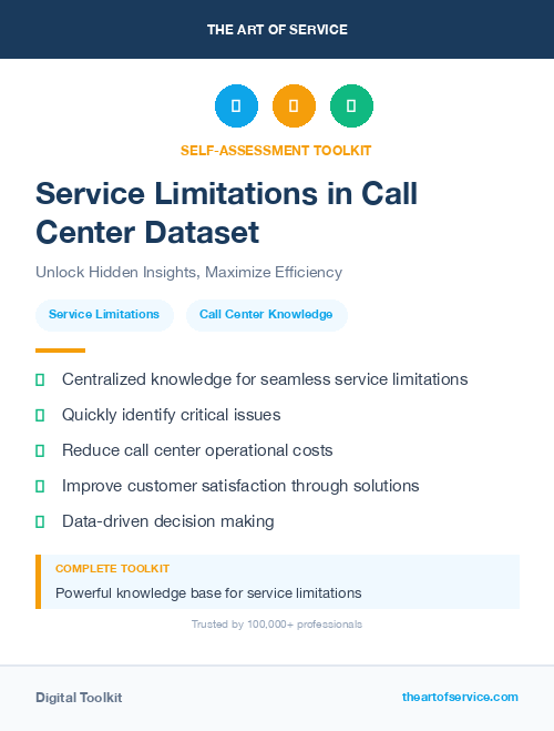 Service Limitations in Call Center Dataset