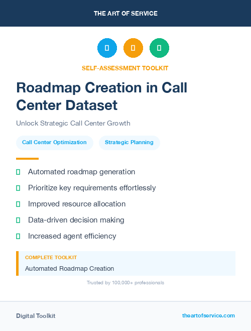 Roadmap Creation in Call Center Dataset