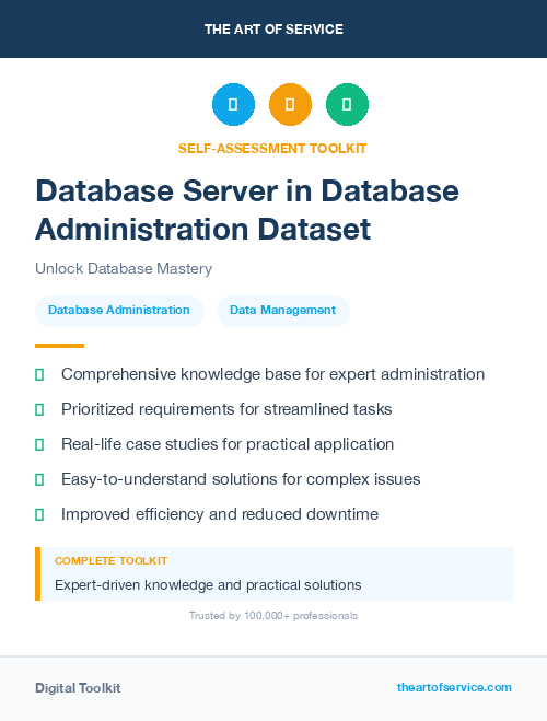 Database Server in Database Administration Dataset