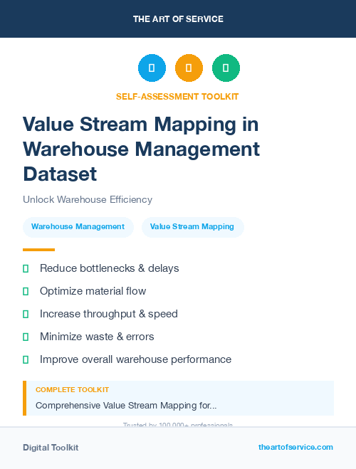 Value Stream Mapping in Warehouse Management Dataset