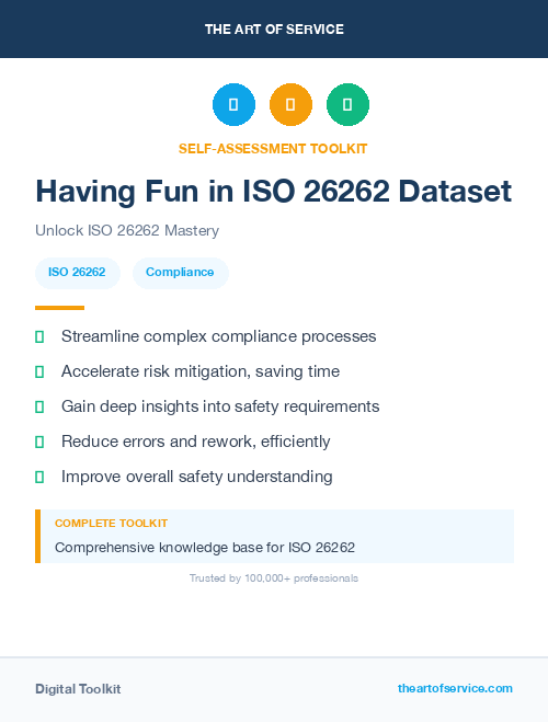 Having Fun in ISO 26262 Dataset