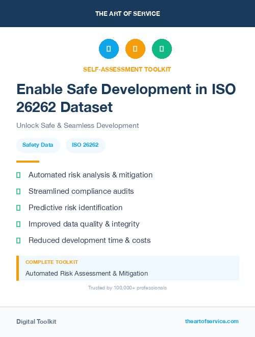 Enable Safe Development in ISO 26262 Dataset