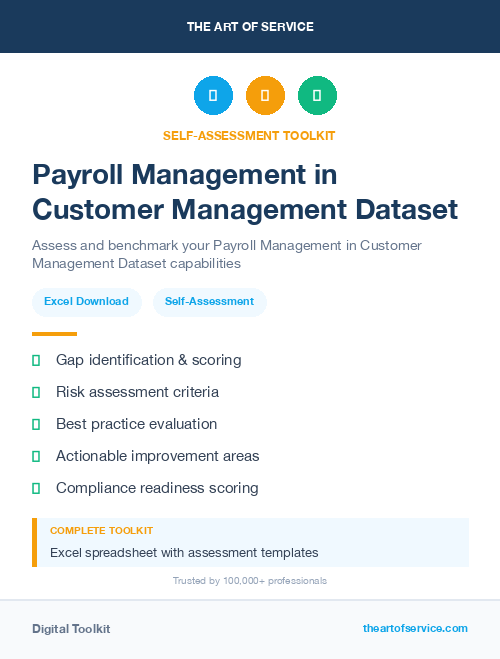 Payroll Management in Customer Management Dataset