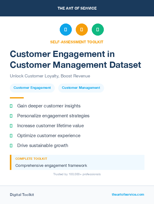 Customer Engagement in Customer Management Dataset