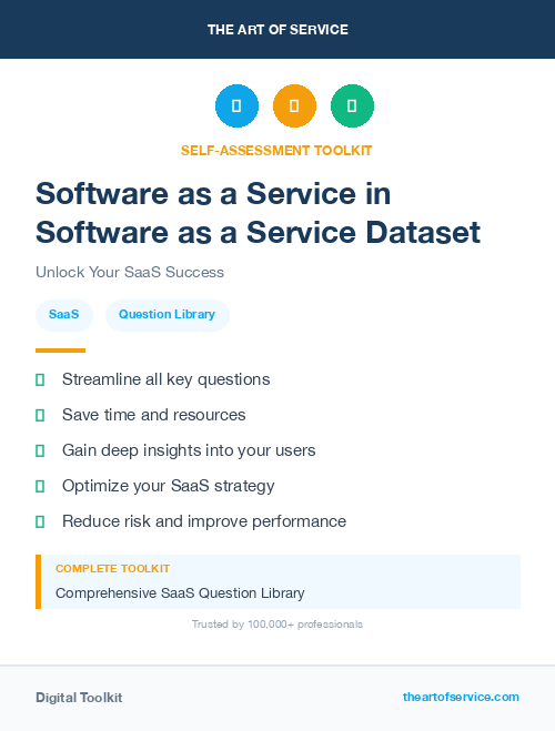 Software as a Service in Software as a Service Dataset
