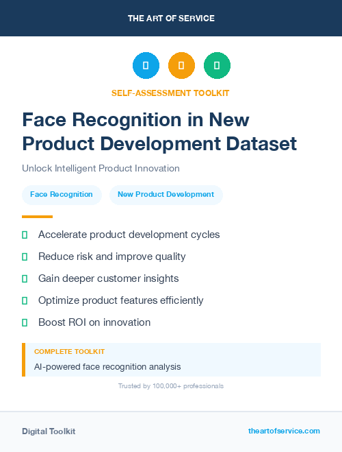 Face Recognition in New Product Development Dataset