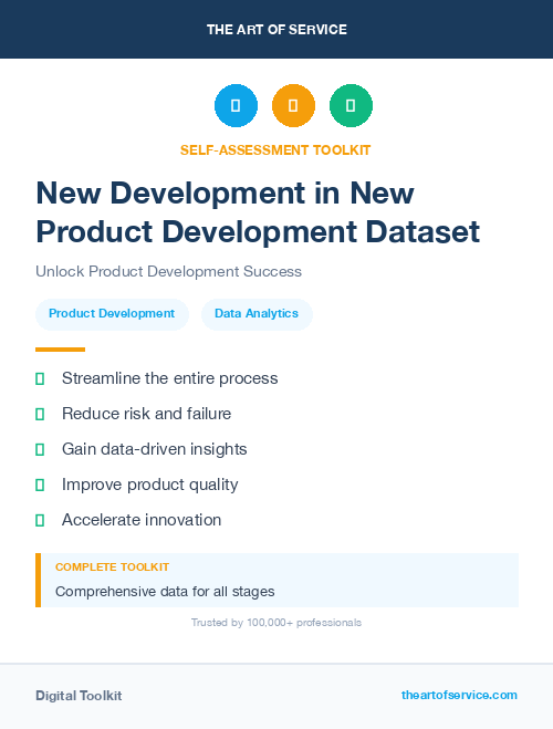 New Development in New Product Development Dataset