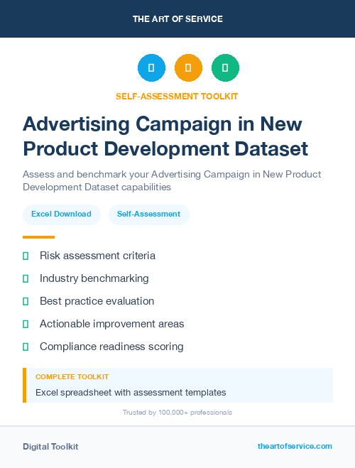 Advertising Campaign in New Product Development Dataset