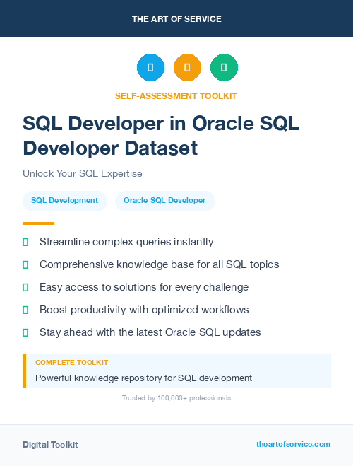SQL Developer in Oracle SQL Developer Dataset