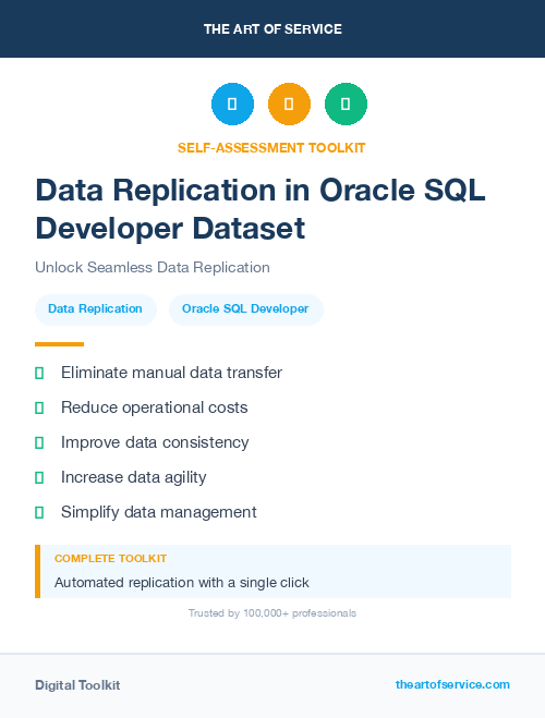 Data Replication in Oracle SQL Developer Dataset