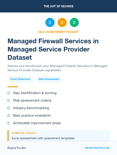 Managed Firewall Services in Managed Service Provider Dataset