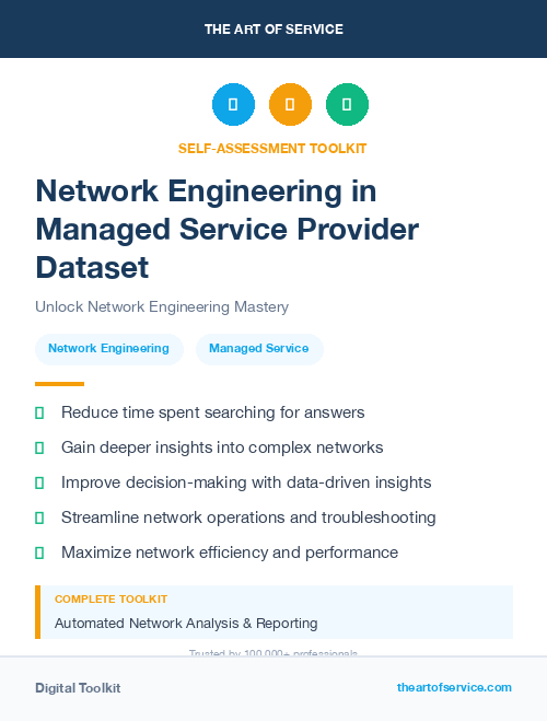Network Engineering in Managed Service Provider Dataset