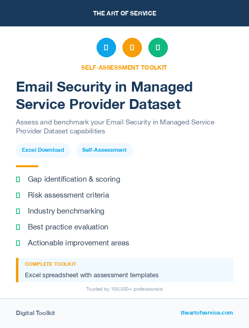 Email Security in Managed Service Provider Dataset