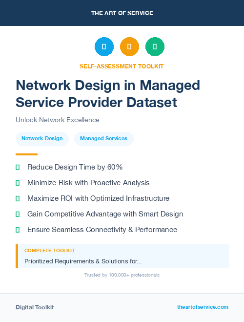 Network Design in Managed Service Provider Dataset