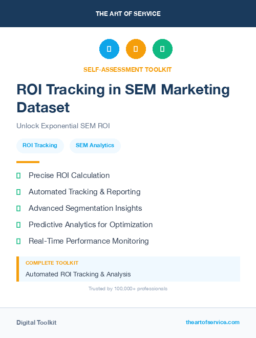 ROI Tracking in SEM Marketing Dataset
