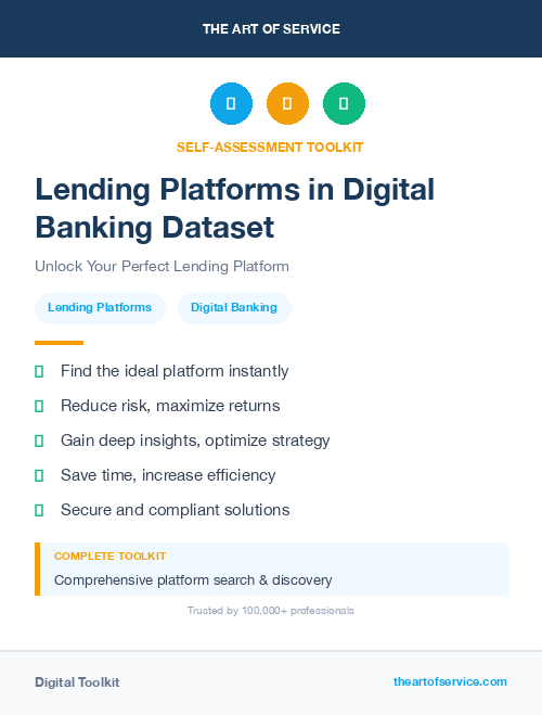 Lending Platforms in Digital Banking Dataset