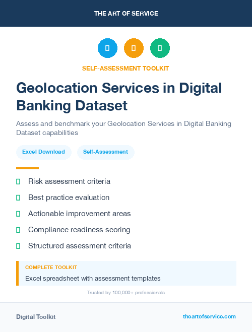 Geolocation Services in Digital Banking Dataset