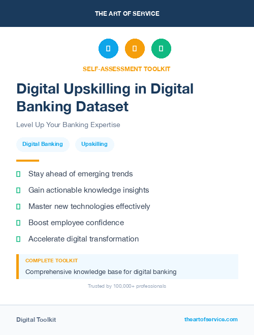 Digital Upskilling in Digital Banking Dataset