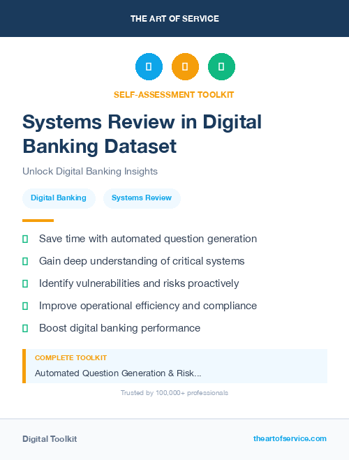 Systems Review in Digital Banking Dataset
