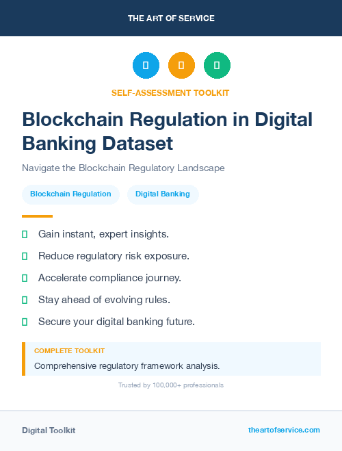 Blockchain Regulation in Digital Banking Dataset