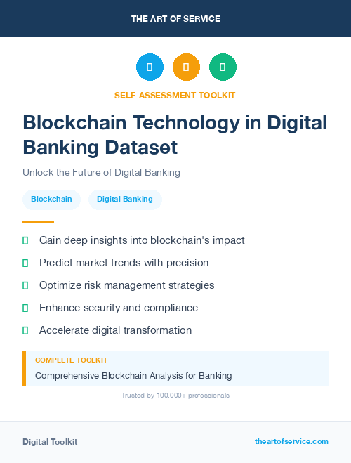 Blockchain Technology in Digital Banking Dataset