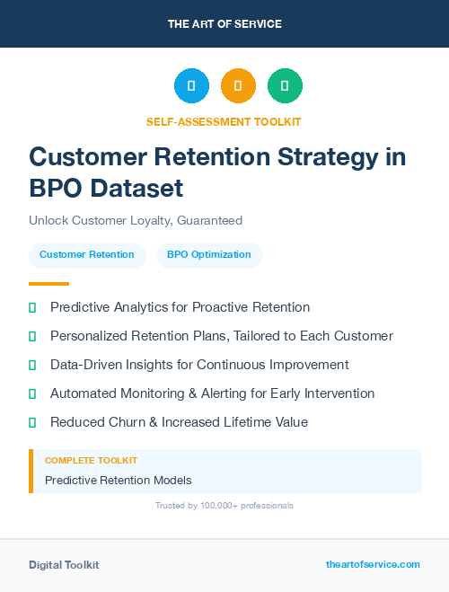 Customer Retention Strategy in BPO Dataset