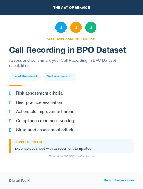 Call Recording in BPO Dataset