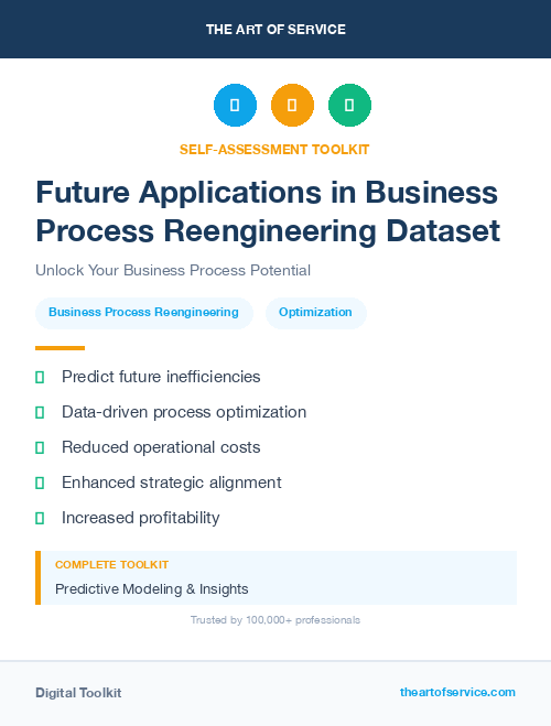 Future Applications in Business Process Reengineering Dataset