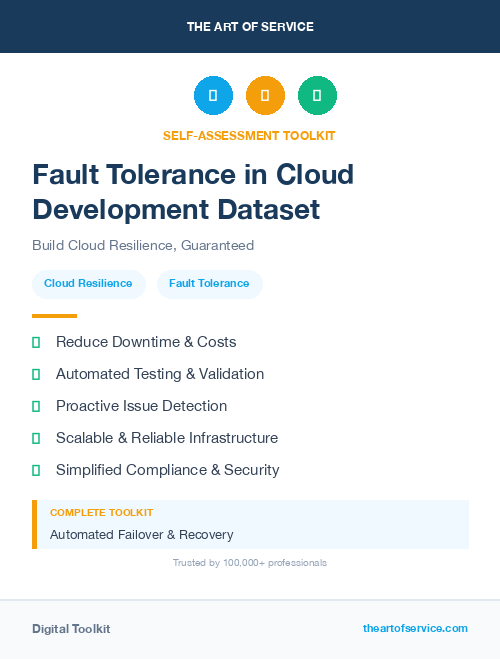 Fault Tolerance in Cloud Development Dataset