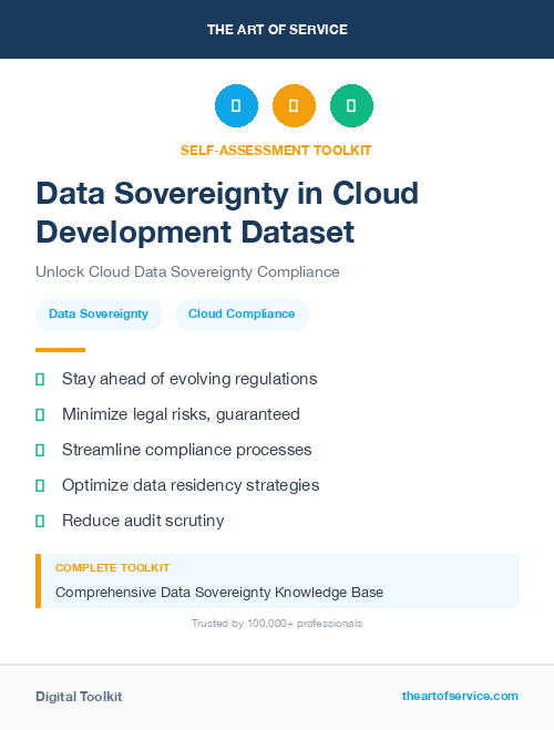Data Sovereignty in Cloud Development Dataset