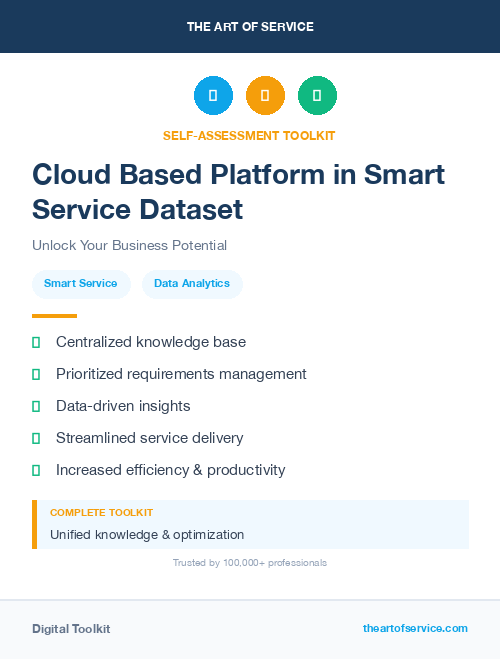Cloud Based Platform in Smart Service Dataset