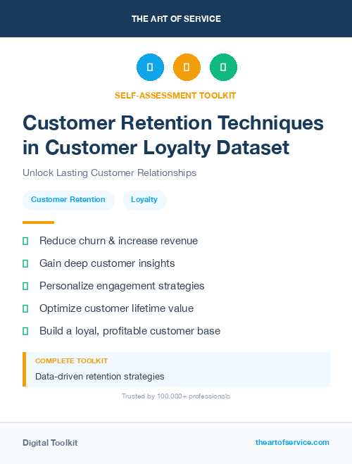 Customer Retention Techniques in Customer Loyalty Dataset