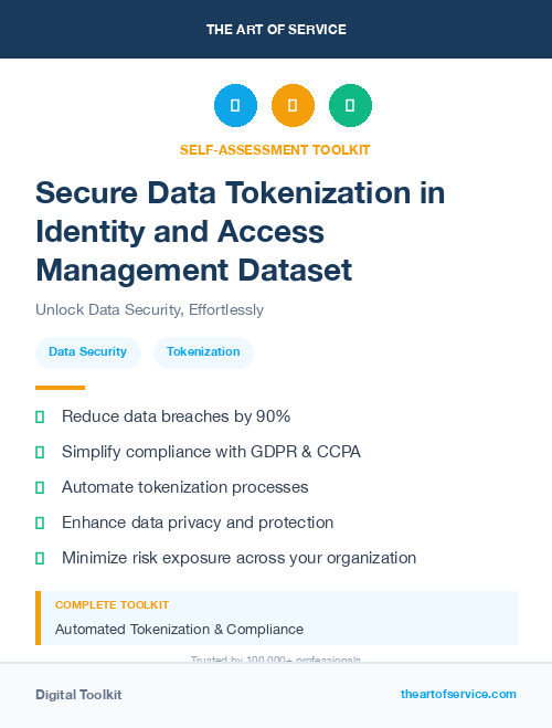Secure Data Tokenization in Identity and Access Management Dataset