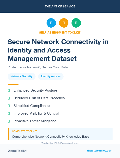 Secure Network Connectivity in Identity and Access Management Dataset