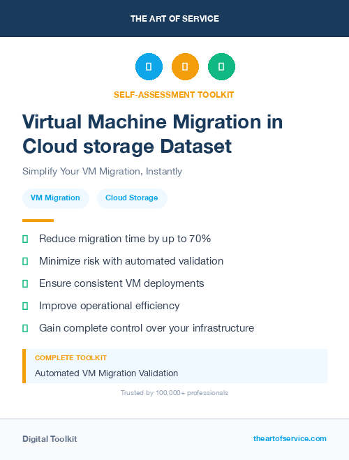 Virtual Machine Migration in Cloud storage Dataset