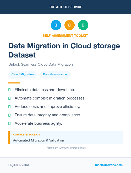 Data Migration in Cloud storage Dataset