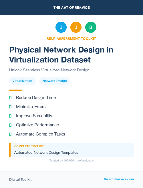 Physical Network Design in Virtualization Dataset