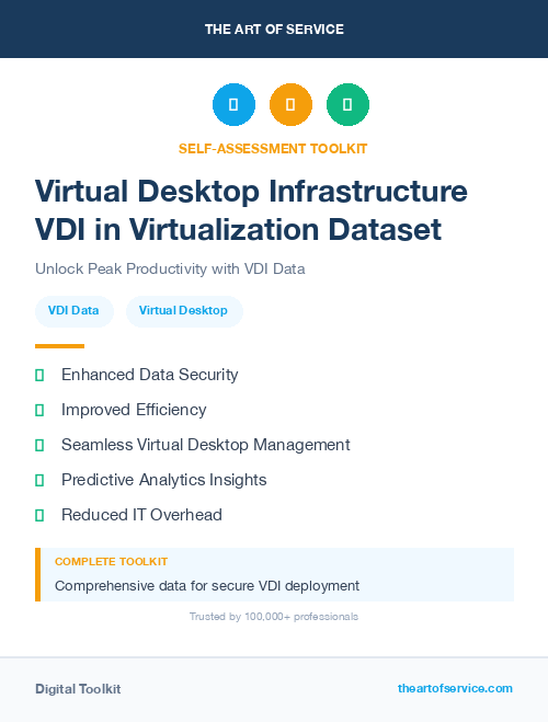 Virtual Desktop Infrastructure VDI in Virtualization Dataset