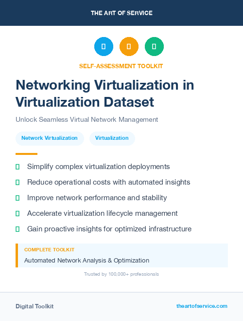 Networking Virtualization in Virtualization Dataset