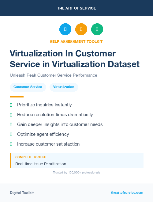 Virtualization In Customer Service in Virtualization Dataset