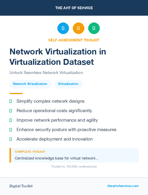 Network Virtualization in Virtualization Dataset
