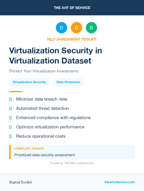 Virtualization Security in Virtualization Dataset