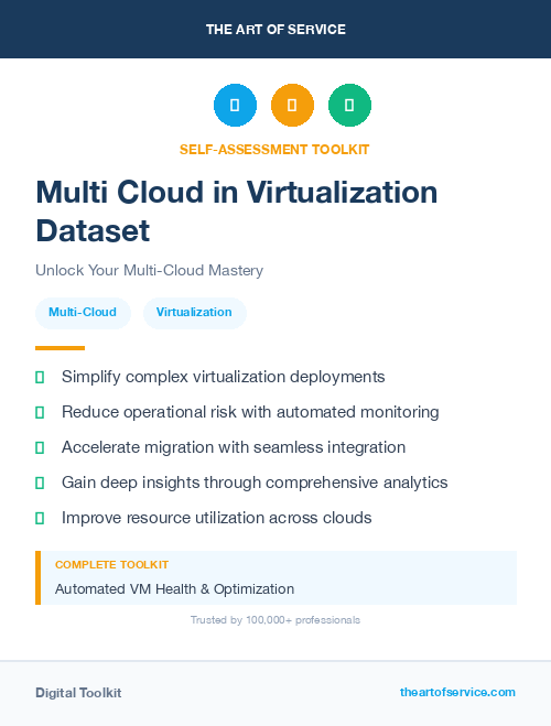 Multi Cloud in Virtualization Dataset